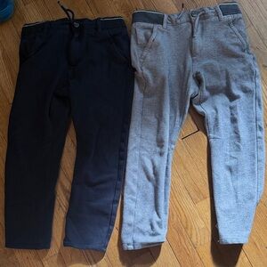 Zara Kids' Navy and Light Gray Joggers